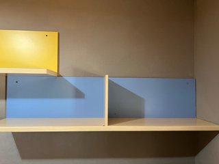 Dos Estanterías nuevas madera.