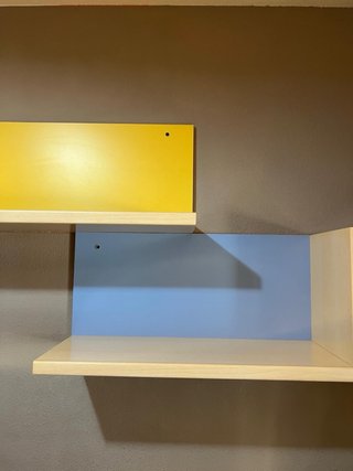 Dos Estanterías nuevas madera.