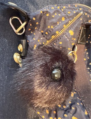 Bolso Kipling Negro y Dorado