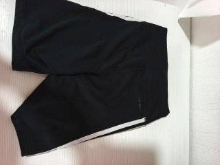 Mallas Adidas Negras con Rayas Blancas
