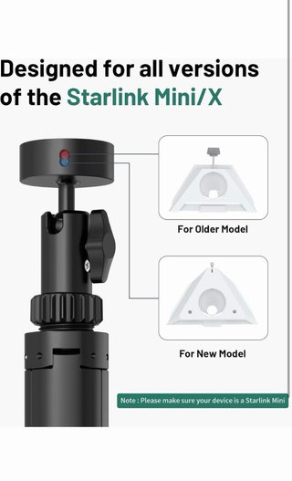Trípode Starlink Mini Aluminio Regulable 360°