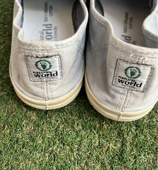 Zapatillas Natural World T38 Azul Claro
