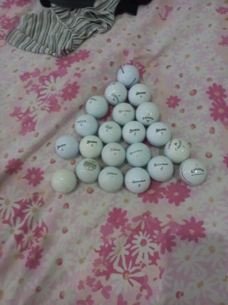 21 Pelotas de Golf Variadas