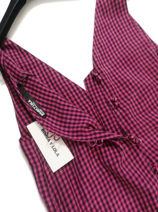 Bimba y Lola / Mono sin mangas cuadros vichy XS