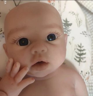 Bebé Reborn Silicona Niño 50cm pintado a mano