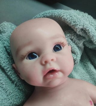Bebé Reborn Silicona Niño 50cm pintado a mano