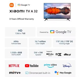 Xiaomi TV A 32 pulgadas Smart TV