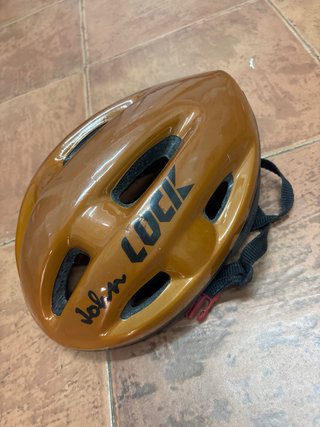 Casco de bicicleta marrón John Luck