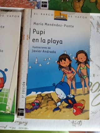 5 libros de Pupi y sus aventuras