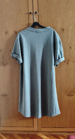 Vestido See the Moon verde gris T XS equiv M/L