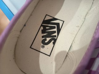 Vans Mujer Cuadros Rosa y Blanco