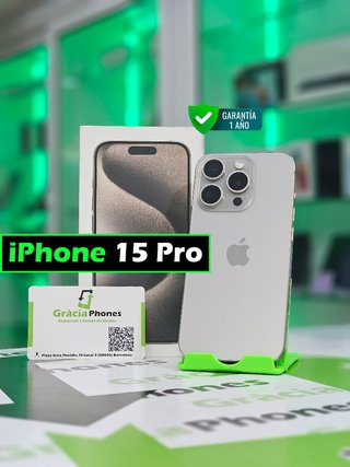 iPhone 15 Pro 128GB Plata Semi-Nuevo