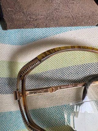 Gafas Marcolin vintage, doradas y marrones