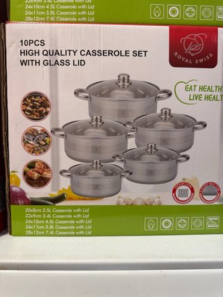 Set de 5 Ollas de hacer inoxidable