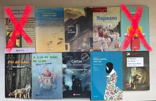 Lote Libros de Literatura Gallega - ESO/Bachiller