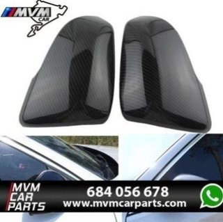 Carcasas de espejo look fibra de Carbono para BMW