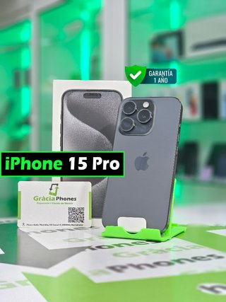 iPhone 15 Pro 256GB Negro Semi-Nuevo