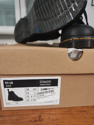 Dr. Martens 191 UB Pelle Martellata Tg.40