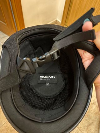 Casco Equitación Swing Negro