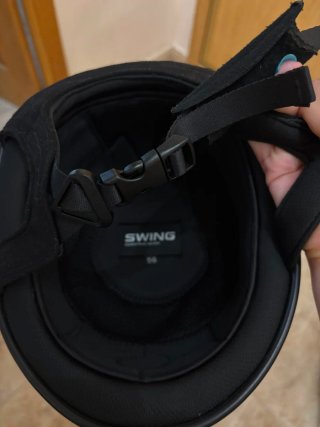 Casco Equitación Swing Negro