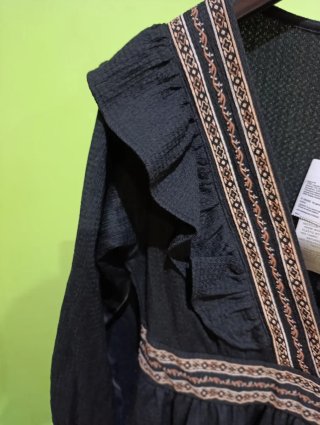Vestido Springfield Talla M Negro