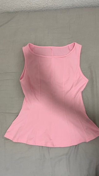 Camiseta tirantes rosa