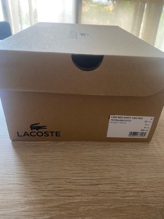 Zapatillas Lacoste Negras y Doradas Originales