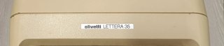 Máquina de escribir Olivetti Lettera 35