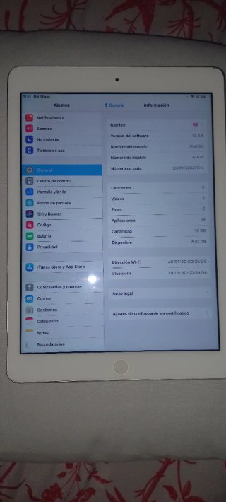Apple iPad Air Plata/Blanco