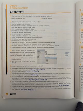 Celestina Vigneaux. Batxillerat. Llengua catalana