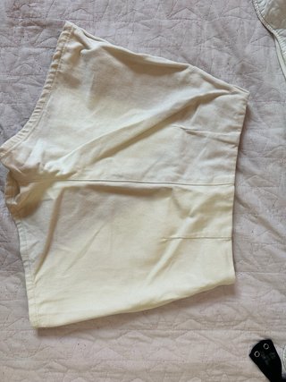 Falda pantalón beige