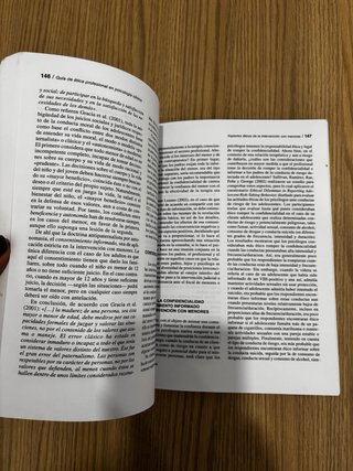 Guía de ética profesional en psicología clínica