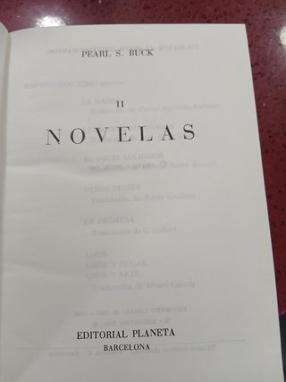 6 libros antiguos Pearl S Buck etc - ÚLTIMO PRECIO