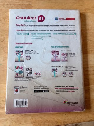 Libro Francés C'est à dire ! A1 Livre de l'élève