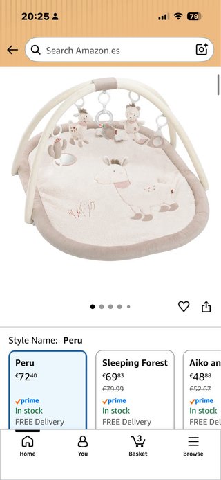 Manta Actividades Fehn Perú 5 Juguetes -Amazon 72€