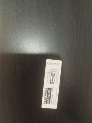 Estantería IKEA Negra y Plateada