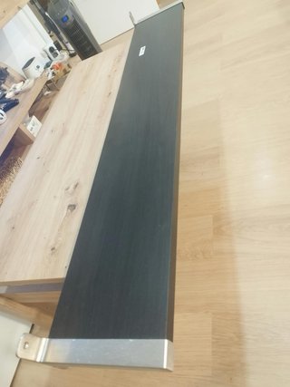 Estantería IKEA Negra y Plateada