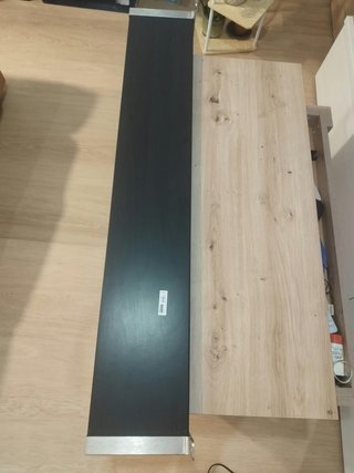Estantería IKEA Negra y Plateada