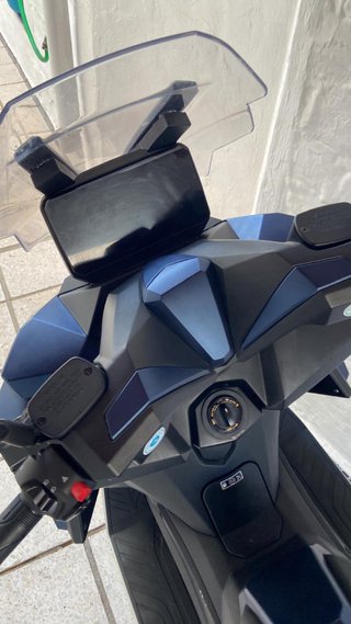 Wottan Storm-V 125cc Maxi Scooter Negra/Azul
