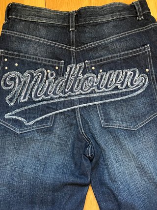 Pantalón vaquero chico azul. Bershka. Talla 40
