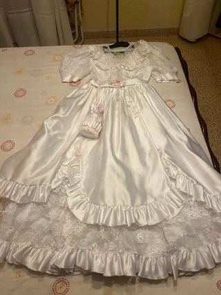 Vestido de Comunión Niña Blanco