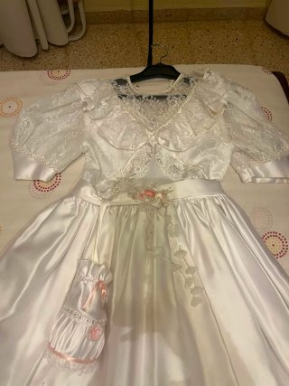 Vestido de Comunión Niña Blanco