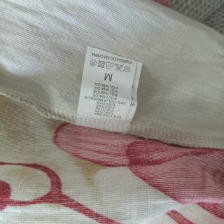 Pantalón ancho estampado floral mujer