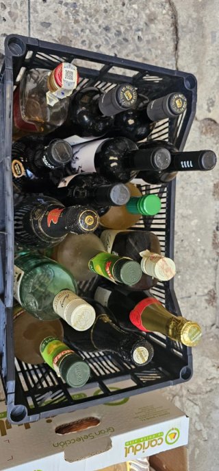 Juego de tazas y platos de cristal