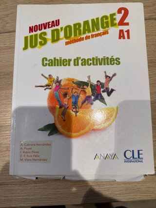 Nouveau Jus d'orange méthode de français 2 A1 :...