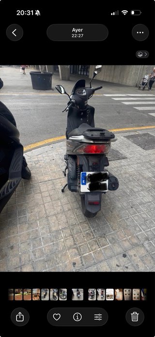 Kymco Agility 125 Scooter Gris