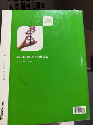 Cultura científica, 1 Bachillerato serie Descubre