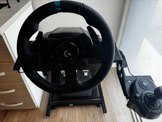 Volante Logitech G923 +Pedales+Soporte+Shift