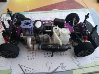 Coche RC 1/10 Chevrolet Camaro Z/28 Gasolina
