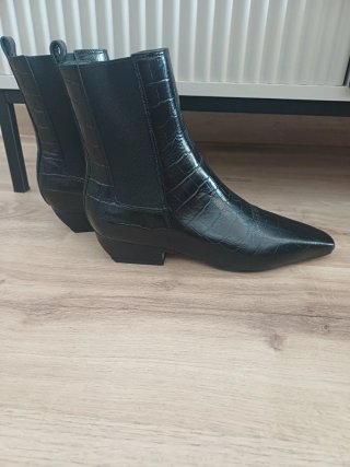 Botines Minelli Piel Negro Talla 38